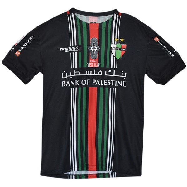 Tailandia Camiseta Palestino Enersocks Final Nacional 19 Negro